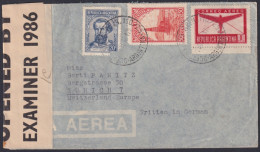 F-EX48667 ARGENTINA 1942 WWII CENSORSHIP COVER TO SWITZERLAND.  - Cartas & Documentos