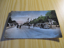 CPSM Tizi-Ouzou (Algérie).Avenue Ferdinand-Aillaud - Carte Animée. - Tizi Ouzou
