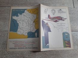 Ancien Protège Cahier Publicitaire Scolaire Les Moyens De Transport Sirop D'alsace Minder - Book Covers