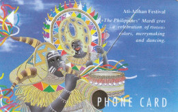 Phillipines, Eastern Telecom, 2 PETC0O0833, GPT, Ati-Atihan Festival, 3000ex, - Philippines