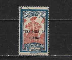 Inini Yv. Taxe 7 O. - Used Stamps