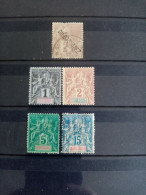 DIEGO SUAREZ.  1892 - 93. . Type " SAGE " . N°25.26 Et 41 Neufs.N° 14 Et 43 Oblitérés. Côte YT 2022: 50,00 € - Unused Stamps