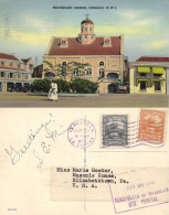 Curacao, N.W.I., WILLEMSTAD, Protestant Church (1948) Postcard - Curaçao