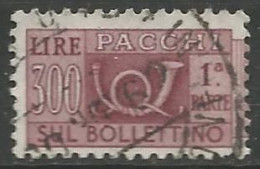 ITALIE  / COLIS POSTAUX N° 85 OBLITERE Partie Gauche - Paketmarken