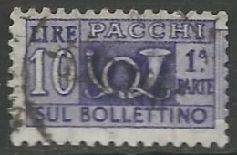 ITALIE  / COLIS POSTAUX N° 74 OBLITERE Partie Gauche - Postal Parcels