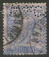 BELGIQUE / PERFORE  N° 48 OBLITERE - 1863-09