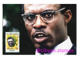 LIBYA 2007 Lumumba Congo Africa Panafricanism (maximum-card) - Libye