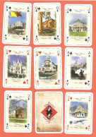 Playing Cards 52 + 3 Jokers.    ROMANIA -  Unique  Places,   Romania - C.2018 - 54 Cards