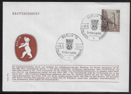 Germany Berlin. FDC Mi. 223.   700 Years Of Schöneberg. Schöneberg Town Hall.   FDC Cancellation On FDC Envelope - 1948-1970
