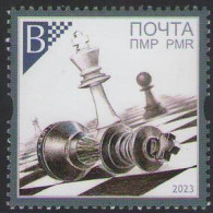Russian Occupation Of Moldavia (Transnistria PMR DMR) 2023 Chess Perforated Stamp MNH - Echecs