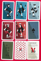 Playing 24 Cards ,   V33 ,   FRANCE - 2023 , Replacement Box, Transparent Plastic. - 32 Cartes