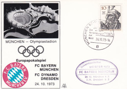 Europapokalspiele FC Bayern Munchen - FC Dynamo Dresden - 1973 - Equipos Famosos