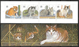 Boekje/carnet B24 - Katten, Chats, Cats, Katzen  / ** MNH 1993 - Non Plié - 1953-2006 Modernes [B]