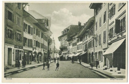 OLTEN: Hauptgasse Mit Goldschmied Von Arx, Animiert ~1910 - Olten