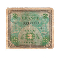 ALB/ France : 2 Francs DRAPEAU - 1944 - 1944 Bandiera/Francia