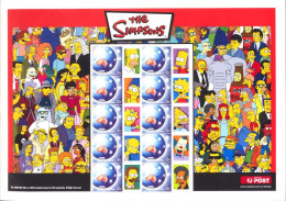 AUSTRALIE THE SIMPSONS Feuillet Neuf **; Souvenir Stamp Sheet 2005 Mint **. Twentieth Century Fox Film. Movie,cinéma. - Cinema