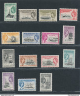 1954 FALKLAND DEPENDENCIES Stanley Gibbons N. G26/G40 Serie Di 15 Valori - MNH** - Altri & Non Classificati