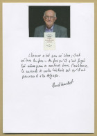 Marcel Gauchet - Historien Et Sociologue - Pensée Autographe Signée + Photo - Ecrivains