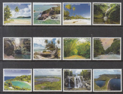 2021 Trinidad & Tobago Landscapes Tourism Waterfalls Definitives Complete Set Of 12  MNH - Trinidad & Tobago (1962-...)