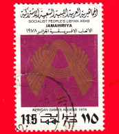 LIBIA - Usato - 1978 - Sport - 3° Giochi Africani, Algeri 1978 - Games Emblem - 115 - Libye