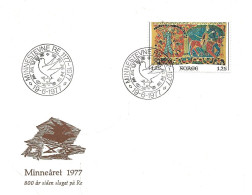 Norway 1977 Special Cover Minneåret 1977  With Special  Cancellation 19.6.77 - Cartas & Documentos