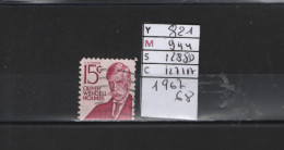 PRIX FIXE Obl   821B YT 944 MC 1288D SCO 1271AGIB Olivier Wendell Holmes 1967 58A/11 Dentelée Verticalement - Used Stamps
