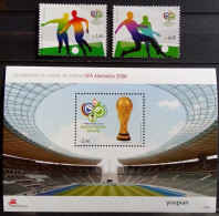 Portugal 2006, Football World Cup In Germany, MNH S/S And Stamps Set - Neufs