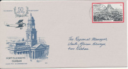 South Africa RSA Flight Cover 50 Years With Civil Aviation Port Elizabeth - Durban 26-8-1979 - Cartas & Documentos