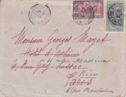 From Middle Congo To France - 1924 - Lettres & Documents