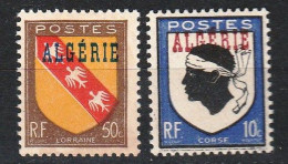 Année 1945-N°243/244 Neufs**MNH : Timbres De France Surchargés "ALGERIE" - Neufs