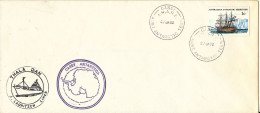 AAT Australian Antarctic Territory Cover Casey 27-1-1982 Thala Dan J. Lauritzen Lines - Brieven En Documenten