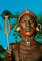 AFRIQUE KENYA  Samburu Tribesmen Portrait Homme Tribal Ed Kenya Stationers Ph Dino Sassi (scan Recto-verso) KEVREN0175 - Kenya