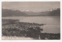 Vevey. Vue De Chardonne. Alte Ansichtskarte. - Chardonne