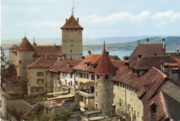 Schweiz- FR: Murten, Blick Zur Burg - Morat