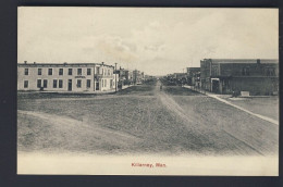 KILLARNEY MANITOBA - View Of Business Buildings, Town Street - Hotel, Dirt Road - Sonstige & Ohne Zuordnung