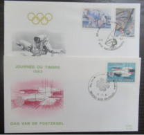 FDC 2089 En 2119/20 'Olympische Spelen LA' - 1981-1990