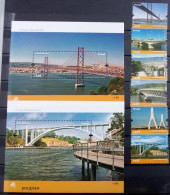 Portugal 2008, Bridges, Two MNH S/S And Stamps Set - Ongebruikt