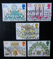 Großbritannien / GB Mi 856-860 , Weihnachten , Gestempelt - Used Stamps