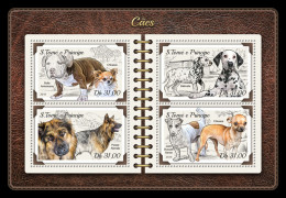  SÃO TOMÉ AND PRÍNCIPE  2018 MNH  Dogs  Michel Code: 7633-7636. Scott Code: 3538. Yvert&Tellier Code: 6077-6080 - São Tomé Und Príncipe