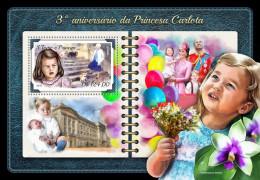  SÃO TOMÉ AND PRÍNCIPE  2018 MNH  Princess Charlotte   Code: 7702 / Bl.1388. Scott Code: 3565. Yvert&Tellier Code: 1127 - Sao Tome Et Principe