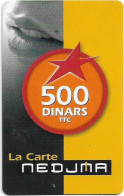 Algeria - Nedjma - La Carte Nedjma, Mouth, Exp.31.12.2010, GSM Refill 500DA, Used - Algeria