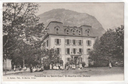 CPA :  14 X 9  -  Pensionnat Du Sacré-Coeur, St-Maurice-ville  (Valais) - Saint-Maurice