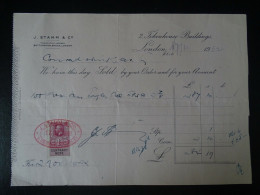 Großbritannien / GB Revenue Stamp , Contract Note , König Edward, Gestempelt (3) - Fiscales