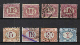 ITALIE Taxe Ca.1875-1903: Lot D'obl. Et Neufs(*) - Taxe