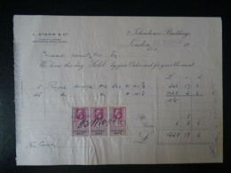 Großbritannien / GB Revenue Stamp , Contract Note , König Edward, Gestempelt (2) - Revenue Stamps