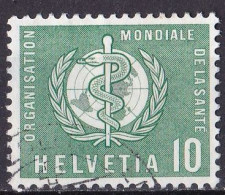 Schweiz WHO Marke Von 1957 O/used (A4-18) - Servizio