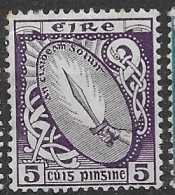 Ireland Mh* (80 Euros) 1923 (first Watermark) Fault: One Stain Dot On Gum - Nuevos