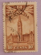 CANADA YT 213 OBLITÉRÉ "LE PARLEMENT" ANNÉES 1943/1948 - Used Stamps