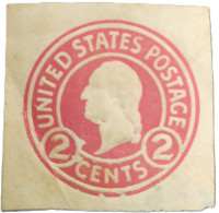 PAPETERIE POSTALE AMÉRICAINE  2¢ Rouge-marron Sur Ambre, (Scott U430) COMME NEUF - Unused Stamps