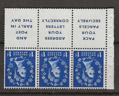 1955 MNH GB Watermark Edward Crown Booklet Pane SG 541-laWi Postfris** - Unused Stamps